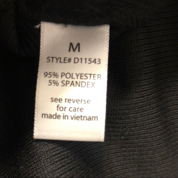 Black Button Front Mini Dress - Picture 5 of 5